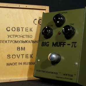 SOVTEK BIG MUFF Π　Army Green　木箱有 ELECTRO-HARMONIX エレクトロハーモニクス BIG MUFF Pi RUSSIA