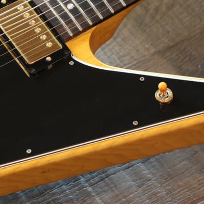 MINTY! 2022 Gibson Custom Shop 1958 Reissue Explorer Natural Korina w/ Black Pickguard + COA OHSC image 6