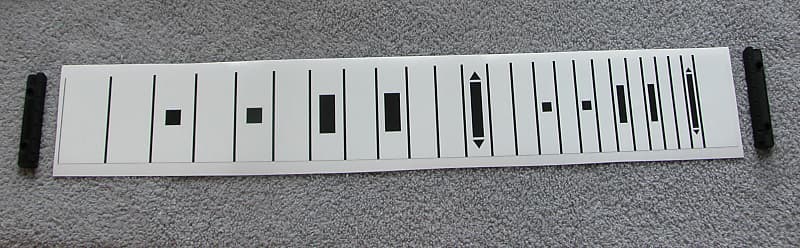 GeorgeBoards™ RetroFit UpGrade Kit Fits Rogue and similar Lap Steel Guitar - Tough Pla C6 A6 Type Tunings White Fretboard Peel N Stick image 1