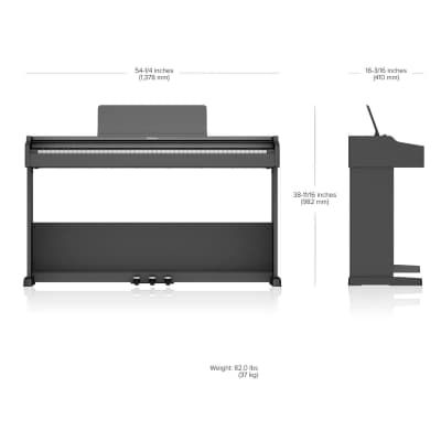 Roland RP107 88-Key Digital Piano with Bench - Black image 10