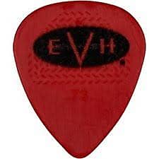 Eddie Van Halen EVH Signature Guitar Picks .60mm RED/BLACK, 022-1351-202, 6-PACK image 1