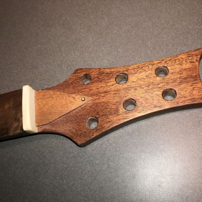 prs style  3x3 exotic wood guitar neck for luthier repair parts image 2