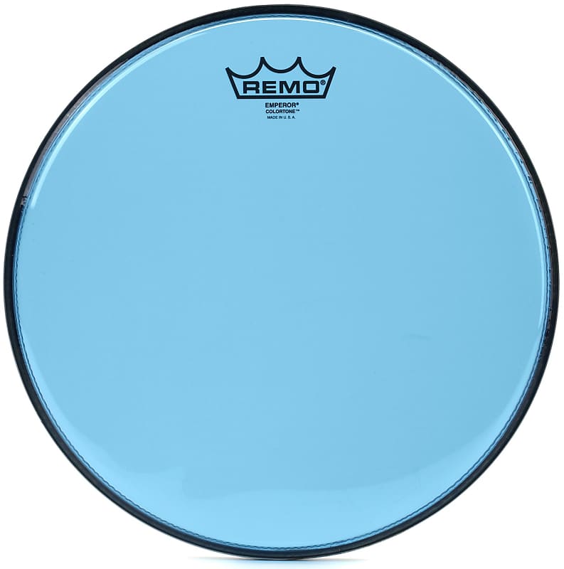 Remo Emperor Colortone Blue Drumhead - 12 inch image 1