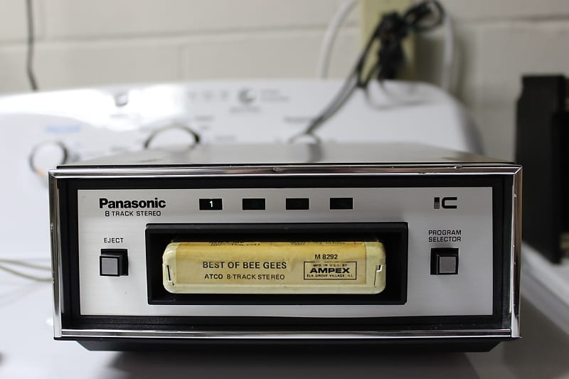 Restored Panasonic RS-804US 8 track player  			
