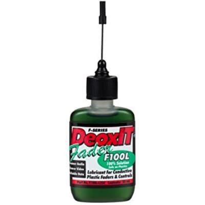 Caig DeoxIT Fader F100L Lubricant for Conductive Plastic Faders & Controls 25 mL image 1