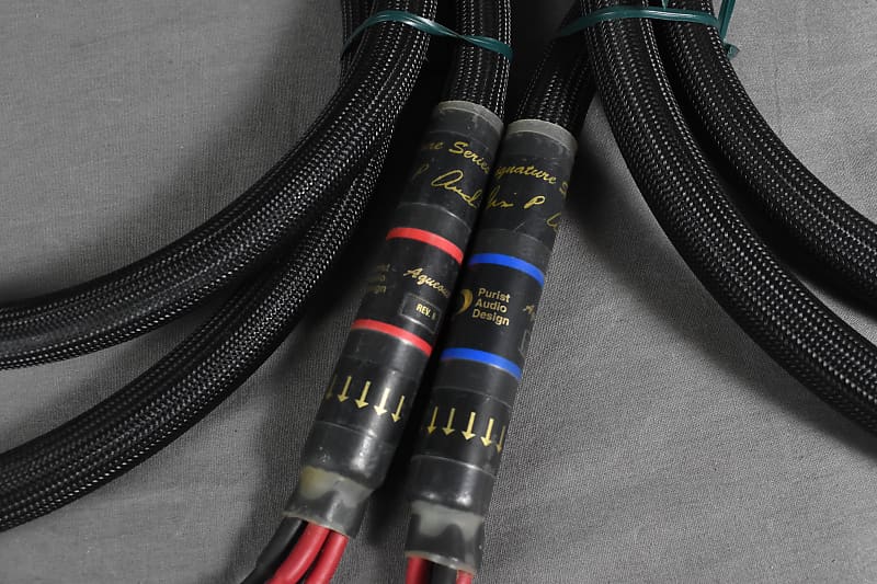 Purist audio design PAD Aqueous REV.B speaker cable 2.5M Pair In [  Excellent]