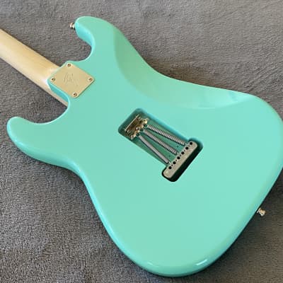 2024 Del Mar Lutherie Surfcaster Strat Surf Green - Made in USA image 9
