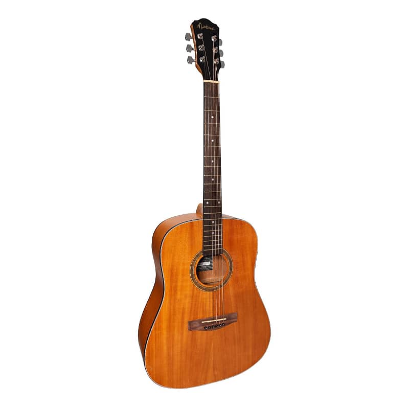 Martinez '41 Series' Left Handed Dreadnought Acoustic Guitar (Mahogany) image 1