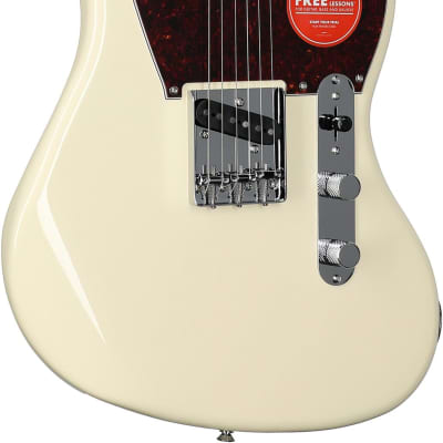 Squier Paranormal Offset Telecaster Electric Guitar,  Maple Fingerboard, Olympic White image 8