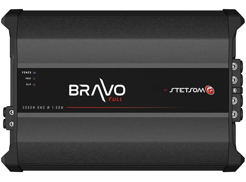 Stetsom BRAVO FULL 5K 1-Ohm Digital Full-Range Car Audio Amplifier