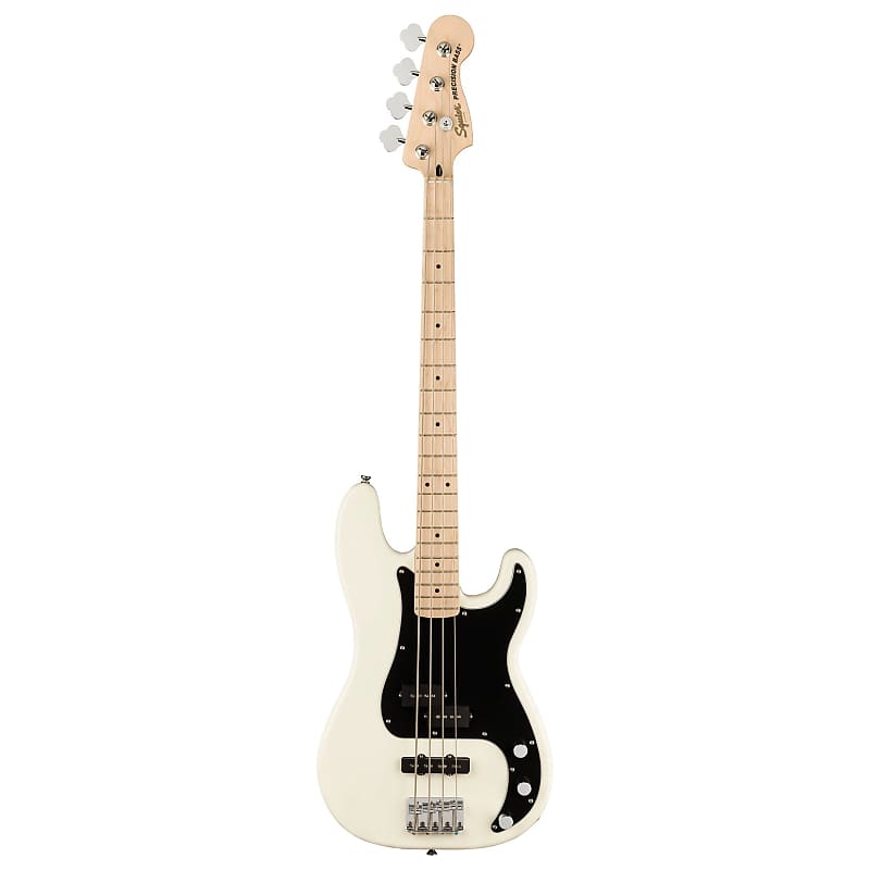 Squier Affinity Series Precision Bass, Maple Fingerboard, Olympic White image 1