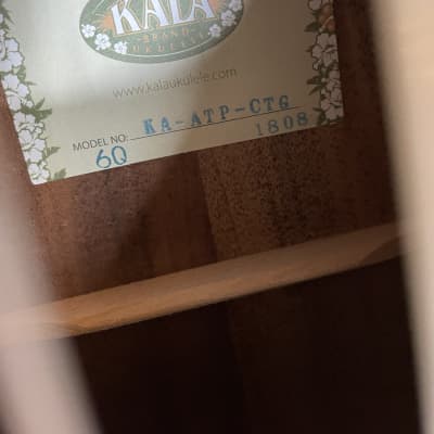 Kala KA-ATP-CTG KALA SOLID CEDAR TOP TENOR SLOTHEAD image 8