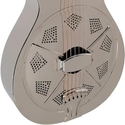 Recording King 6 String Resonator Guitar, Right, Nickel (RM-993) image 2
