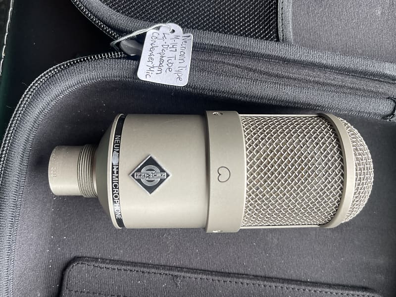 Neumann M 147 tube condenser microphone 2019 - Nickel image 1