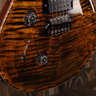 PRS Custom 24 Wood Library Left-Handed Yellow Tiger image 5
