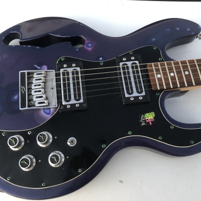 Peavey T60 Electric Guitar F Hole Custom Paint Ole Petula One of a Kind image 2