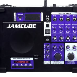 VocoPro JAMCUBE-BT All-In-One Karaoke Machine with Bluetooth 100W Mini  PA/Entertainment System