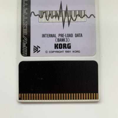 Korg WPC-OOP III Internal Pre-Load Data Bank 3 ROM Card for Korg Wavestation 1991