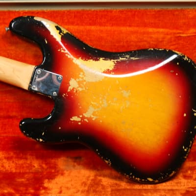 1963 Fender Precision Bass - Sunburst - OHSC image 5