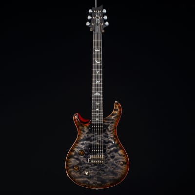 PRS  Custom 22 2018 Lefty 10 Top Quilt Maple Wood Library Burnt Maple Leaf 5614 image 8