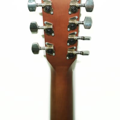 Trembita Brand New Seven 7 Strings Acoustic Guitar, Sand Natural Wood made in Ukraine Beautiful sound image 7
