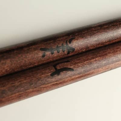 SGM Taiko, Bachi Drum sticks, Japan wood, 2 pairs Bombay Mahogany Handmade in USA image 2