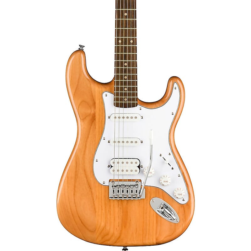 Squier Affinity Series Stratocaster HSS Limited-Edition Electric Guitar Natural image 1