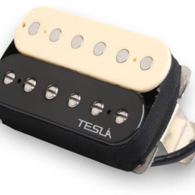 Tesla VR-NITRO Humbucker Guitar Pickup - Bridge / Zebra image 1