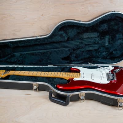 Fender ST-557 Contemporary Series Stratocaster SSS MIJ w/ System One Tremolo 1984 Candy Apple Red w/ Hard Case image 2