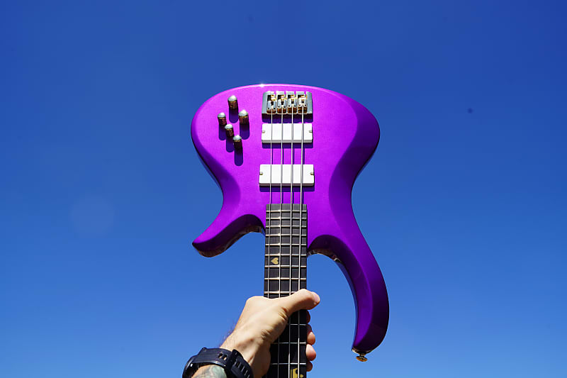 Schecter Diamond Series FreeZesicle Freeze Purple 4-String Bass Guitar  (2023)