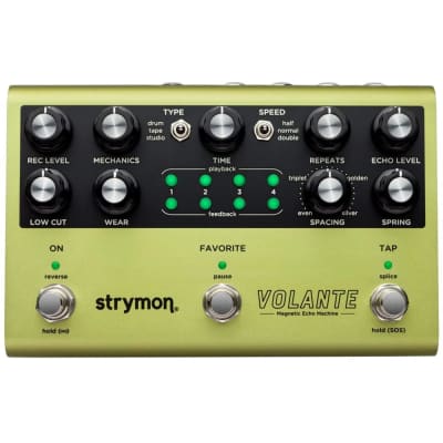 New Strymon Engineering Volante Magnetic Echo Machine Guitar Effects Pedal