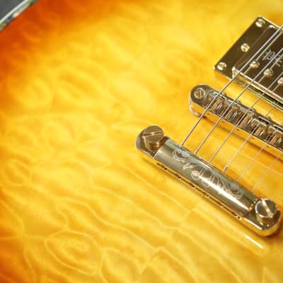 Minarik Guitars Goddess Electric Guitar Quilted Honey Burst + OHSC image 6
