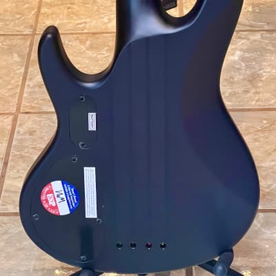 ESP LTD D-4 Electric Bass Guitar (Black Natural Burst Satin) image 4