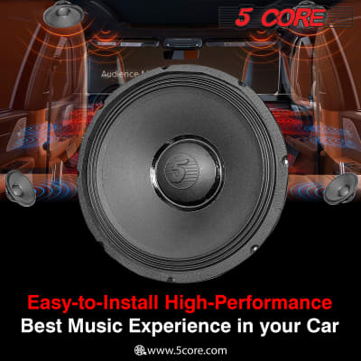 5 Core 15 Inch Subwoofer 3000W PMPO 300W RMS Big Raw Replacement PA DJ Speakers 8 OHM Pro Audio System Loud and Clear Sound 15-185 MS 300W image 10