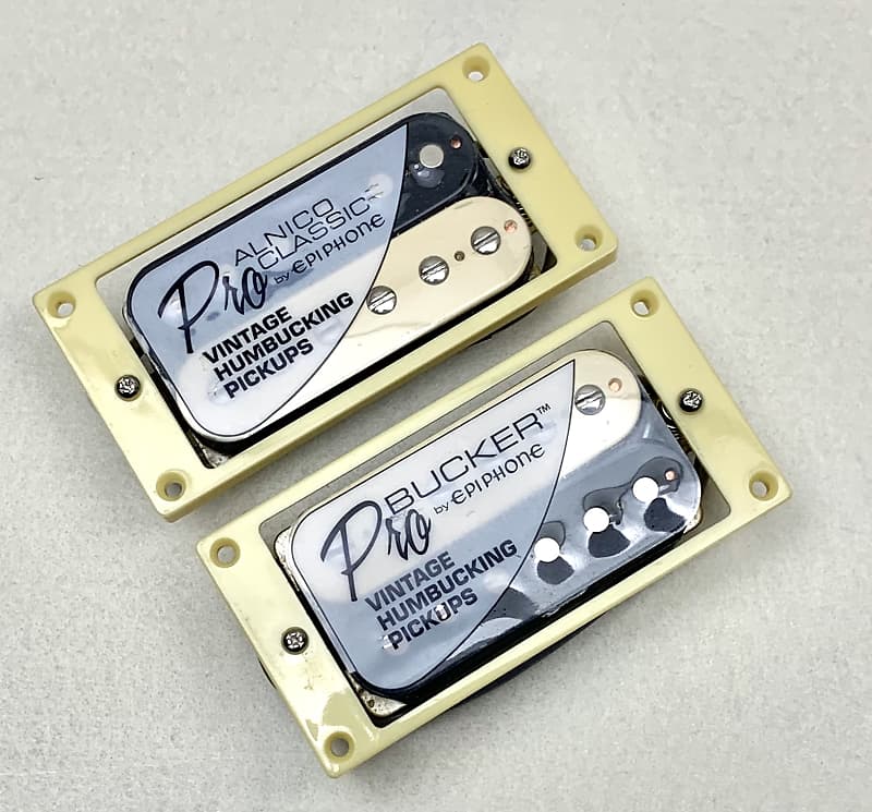 Epiphone Alnico II 57 Classic Plus ProBucker Zebra Pickups Reverb