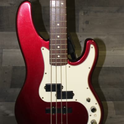 Fender American Precision Plus Bass 1990 Candy Apple Red with case! image 1