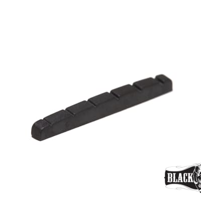 Graph Tech Black Tusq XL PT-5043-00 Slotted Cort Strat Tele Style Nut image 1