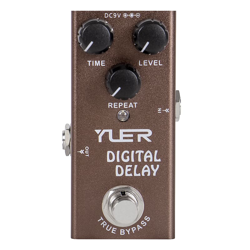 YUER Digital Delay Electric Guitar Effects Pedal True Bypass ✅New image 1