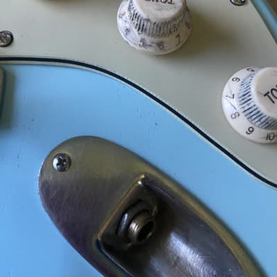 Warmoth  Stratocaster guitar Custom made 2024 - Sonic Blue high gloss image 4