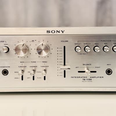 Vintage Sony 💢 TA-1150D Stereo Integrated Amplifier - Serviced + Cleaned |  Reverb