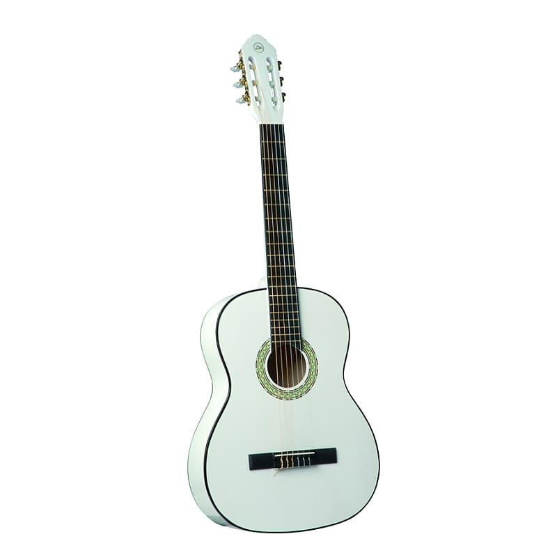 Eko CS10 White 4/4 Classical Guitar imagen 1