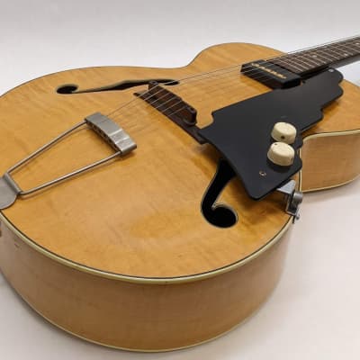 National New Yorker Model 1120 1950 Natural Archtop Guitar image 3