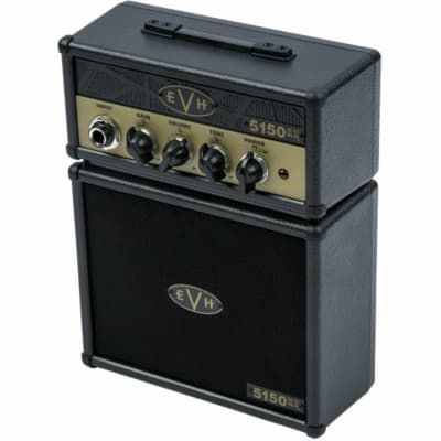 Eddie Van Halen EVH 5150 III EL34 Micro Stack Electric Guitar Amplifier, Black and Gold image 3