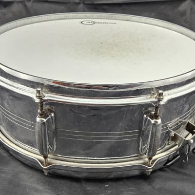 Slingerland Gene Krupa Sound King COB 14x5 Snare Drum 1970s - Chrome image 3