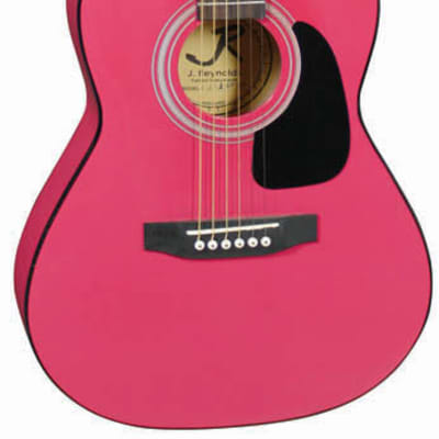 J. Reynolds JR14PK 36" 3/4 Size Student Acoustic Guitar - Pink image 2