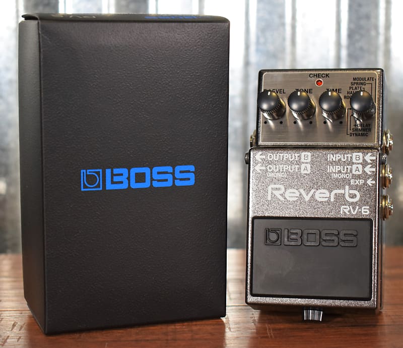 Boss RV-6 Reverb with Digital Delay Guitar Effect Pedal image 1