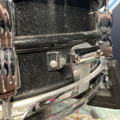 Dave Krusen's Pearl Jam, Ludwig 14x5" Acrolite Snare Drum Signed! Black image 16