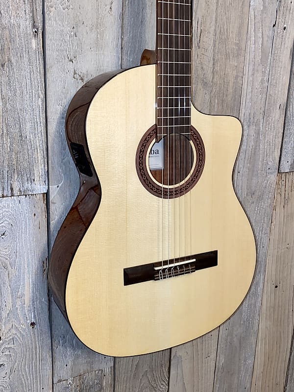 Córdoba C5-CET Thinbody Spalted Maple Nylon-String Acoustic-Electric Guitar  - Gloss Natural, Play with Pride, Guitar Center