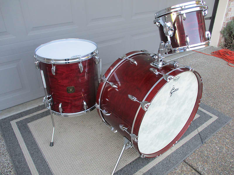 Gretsch Vintage USA Drums, Early 80s, 24" Kick, Lacquer Finish, Maple, Die-Cast Hoops - Very Nice! image 1