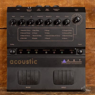 ギター ART Acoustic preamp /multi-effects ART Acoustic Multi Effects Processor - ギター